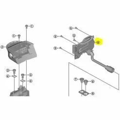 Shimano Battery Connector Support 250 BM-E8010